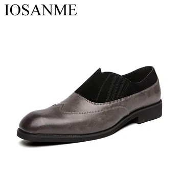 

formal men leather dress shoes italian luxury work business male footwear elegant wedding shoes man vintage oxford shoes for men