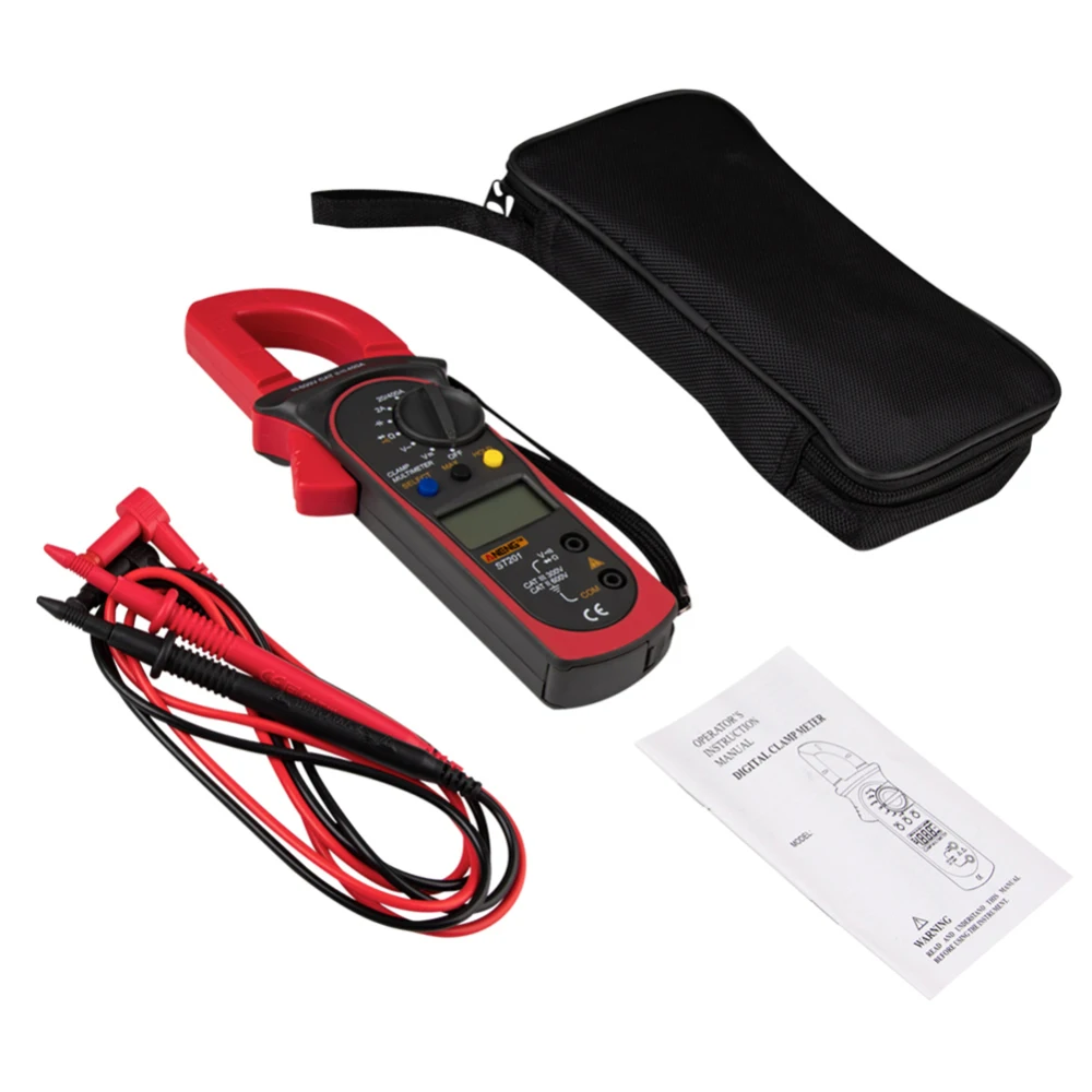 

ST201 Digital Multimeter Clamp ammeter transistor tester capacitor tester Power test Automotive voltage tester