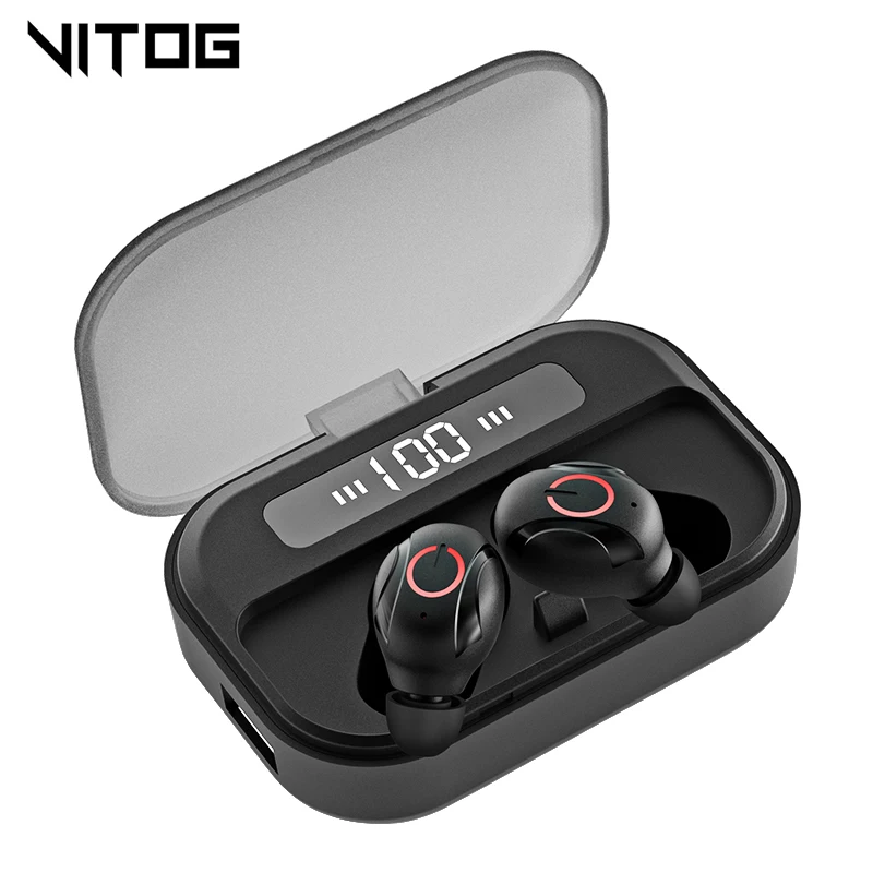 

T11 TWS Bluetooth 5.0 Earphone Sport Waterproof True Wireless Headphone Music HiFi Stereo Wireless Earbuds with Mic Phone Holder