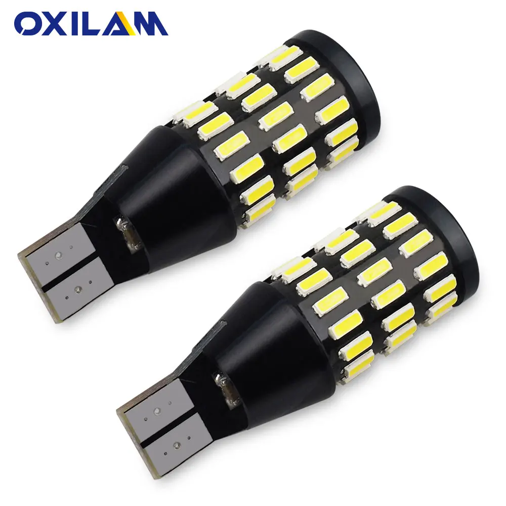 

OXILAM 2x912 921 светодиодсветодиодный резервные лампы высокой мощности 4014SMD чипы Canbus без ошибок T15 906 W16W для автомобиля резервная лампа заднего хода
