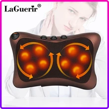 Массажер для шеи, автомобильный домашний шейный шиацу, массажер для шеи, спины, талии, тела, электрическая многофункциональная Массажная подушка