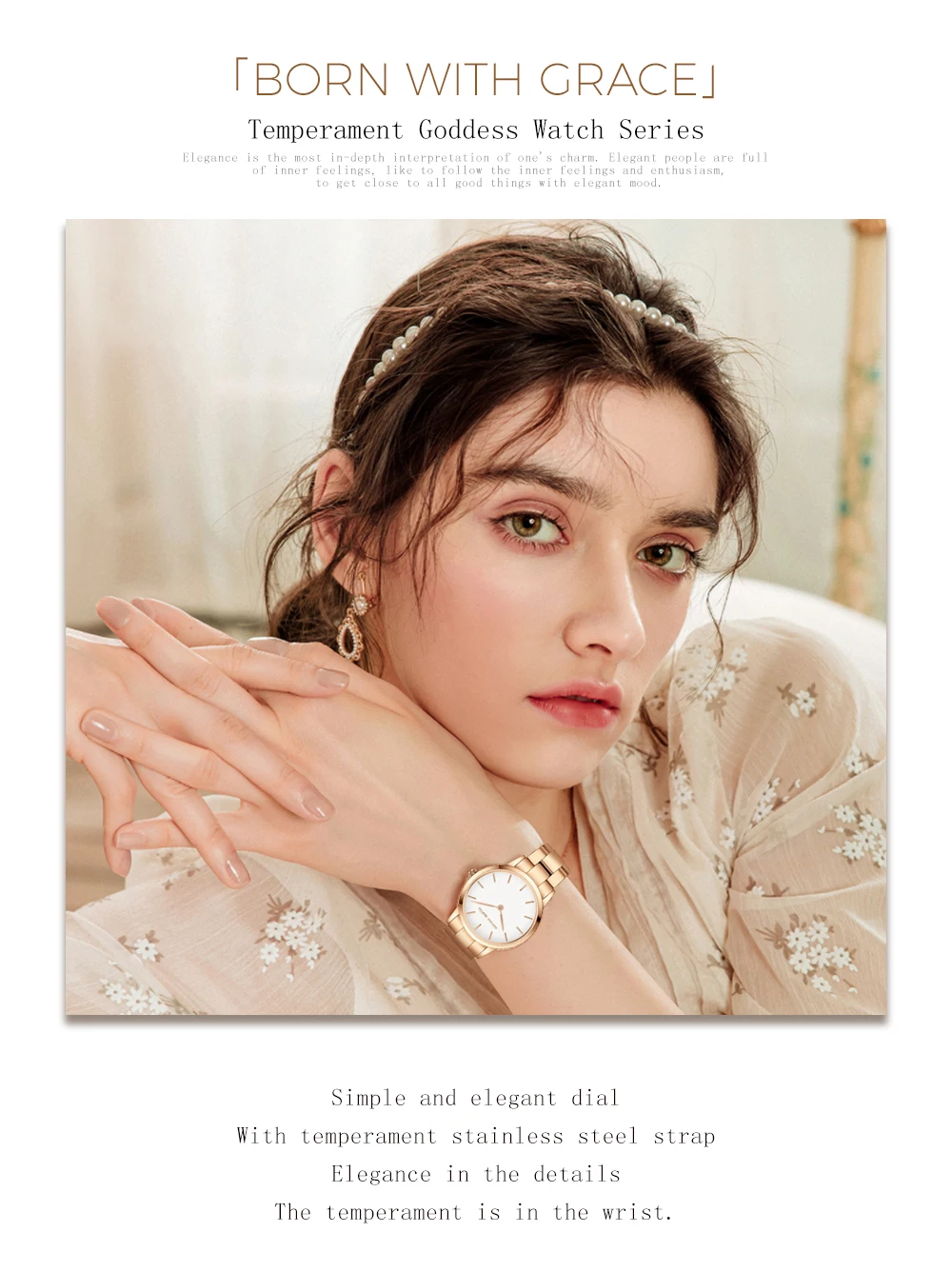 2021 NEW Japan Quartz Pearl Oyster Jade Stone White Shell Waterproof Ladies Full Stainless Steel Classic Wrist Watches for Women