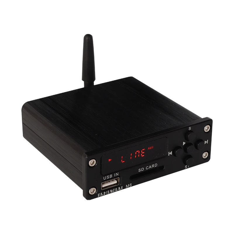 М6 MP3 HiFi музыкальный плеер без потерь мини предусилитель Стерео USB SD аудио декодер