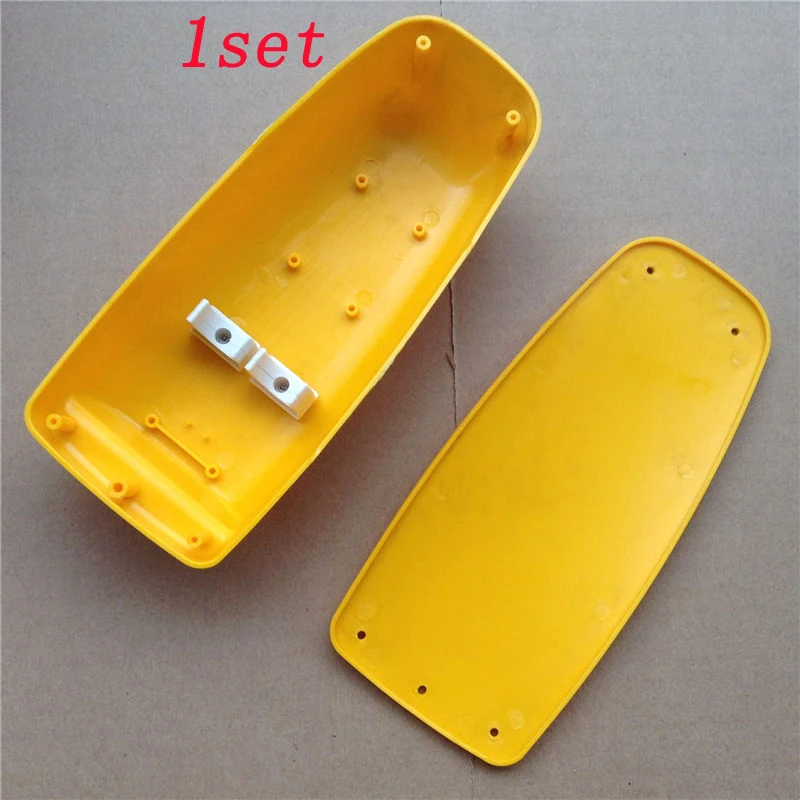 

1set Model Plastic Boats Hull 197*83*50mm Mini Boats Shell Cover Mounting Steering Rudder 130/180 Motor for Student DIY Assembly
