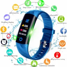 Smart IP68 Heart Rate Blood Oxygen Monitor Fitness Tracker Smart Wristband Multi Sport Smart Band  BraceletWaterproof Pedometer