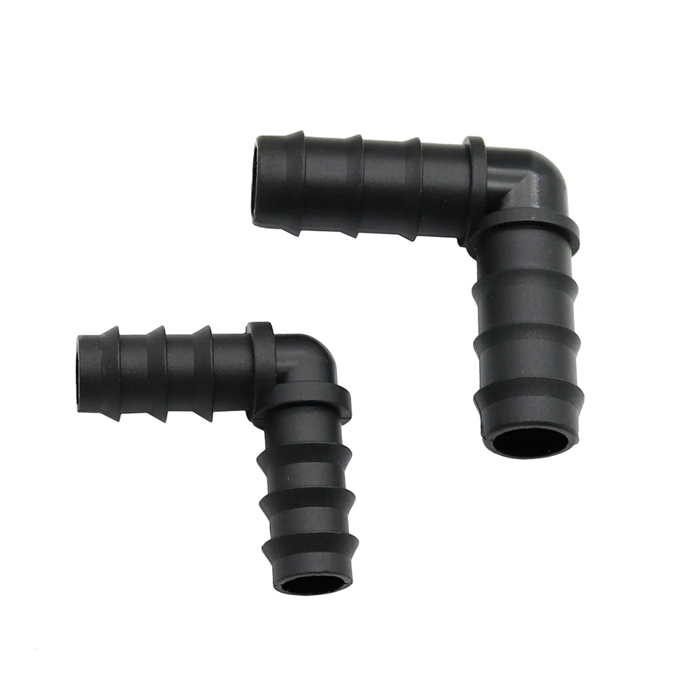 DN16 DN20 Elbow Barbed Garden Water Connectors 90 Degree Angle Bend Joints Garden Agriculture Fittings Hose Connectors 10Pcs