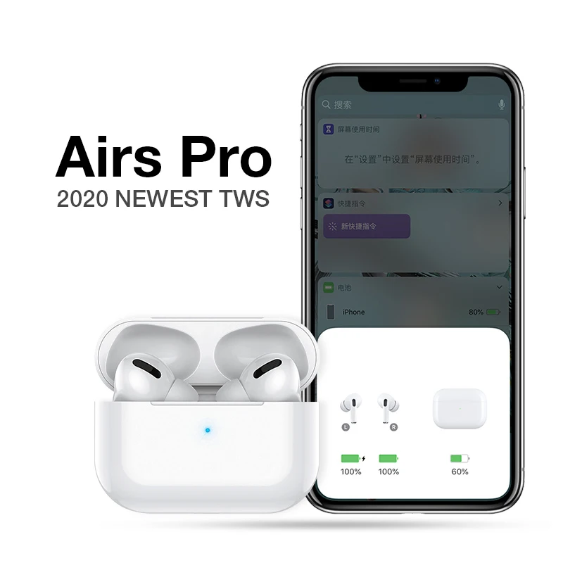 

New Air Pro 3 TWS 1:1 Clone Bluetooth Earphone Wireless Headphones Earbuds Stereo Headset PK i100000 i90000 i500 i200 i9000 tws