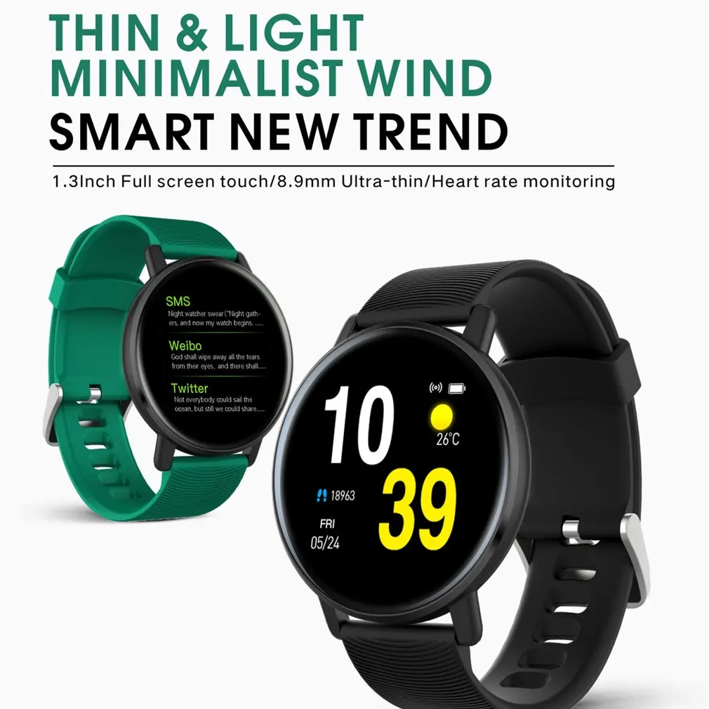 

Men Women's H5 bracelet Heart Rate Activity Fitness Tracker Color Touch Screen Waterproof Watch Tracking Smart Bracelet