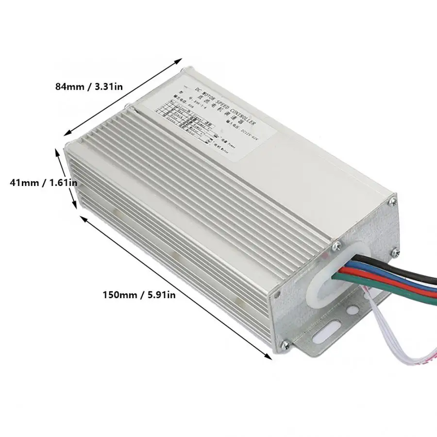 PWM цифровой дисплей DC12~ 60V контроллер щетки двигателя Регулятор оборотов регулятор 80A