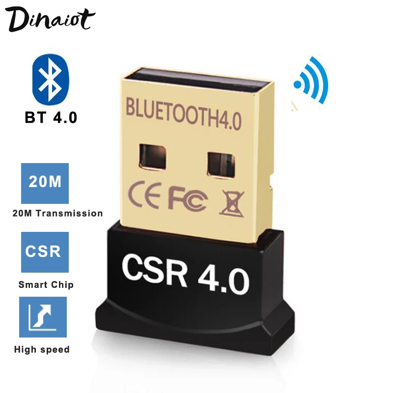 Bluetooth адаптер USB-ключ для компьютера ПК беспроводной USB передатчик 4 0 музыкальный