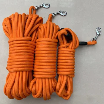 Dog Leash Nylon Long Tracking Round Rope Outdoor Walking Training Pet Lead Leashes For Small Medium Large Dogs 5M/10M/15M 5