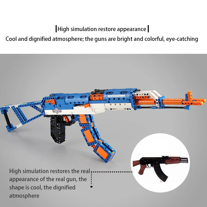  Cada AWP Revolver Pistol Brick Legoing AK47 Riffle Gun SWAT Technic Military Army Building Blocks W