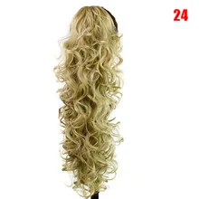 Новинка, хит, длинный кудрявый конский хвост, парик, синтетический женский, коготь на заколке, накладные волосы, шиньон SMR88