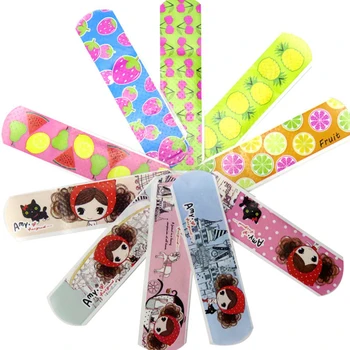 

100PCs waterproof and breathable cute cartoon band-aid hemostatic plaster bandage children adult first aid