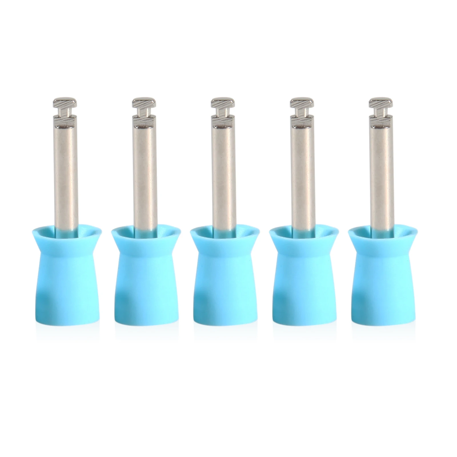 100Pcs/Box Dental Rubber Latch type Polishing Prophy Cups Soft Hard White Blue Green Mix Colorful Polish Disposable Cup Dentist