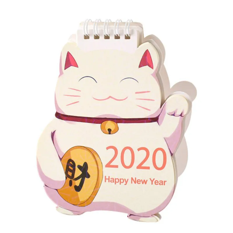 Cartoon Desktop Calendars Multifunction Monthly Flip Calendar Daily Scheduler Table Planner advent calendar
