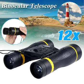 

SGODDE 12x Optical Telescope Night Vision Binoculars High Clarity binocular Spotting Scope Outdoor Hunting Sports Eyepiece