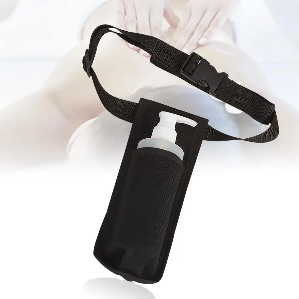 Massage Bottle Holster Single Kit Massage Oil Lotion Dispenser Waist Belt Holder 4