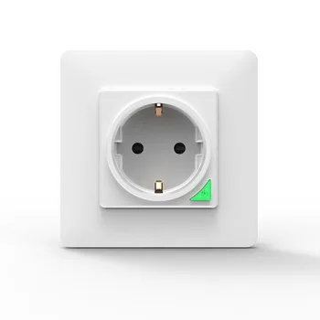 

Smart EU Standard Wall Socket，Tuya Smart life APP Voice Remote Control EU 16A Wifi Power Plug Works With Google Home Alexa IFTTT