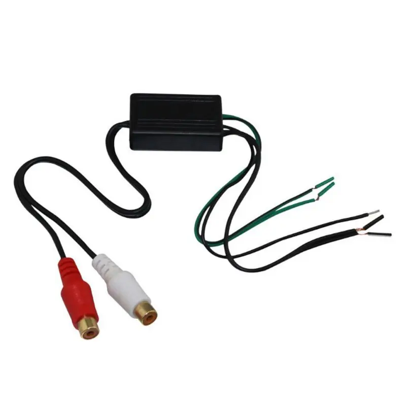 

Car Speaker to 2 RCA Line Output Converter Output Amplifier Converter Adapter U1JF