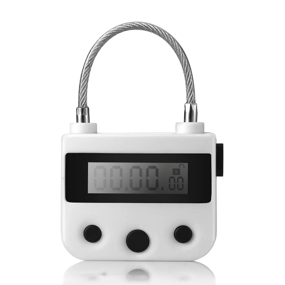 99 часов USB аккумуляторная Блокировка времени выхода Макс Блокировка времени цифровой таймер тревожный замок с ЖК-дисплеем