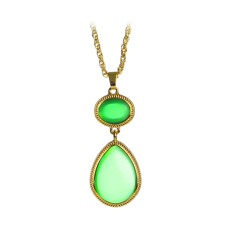 

2020 Women Necklace Pendant Chain Green Red Birthday Gift For Witches Of East End New