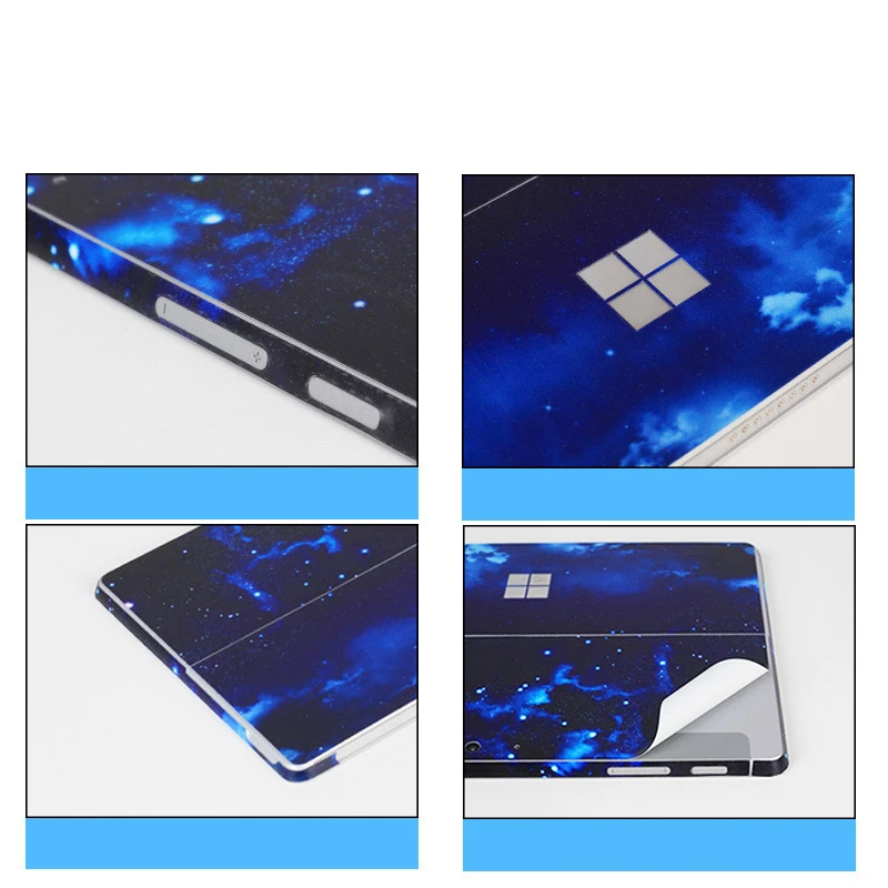 Anti-scratch pattern back film For Microsoft Surface Pro X 7 6 5 4 3 Go Cover Case for surface pro  Protective Sleeve Shell Pouch (4)