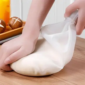 

1Set Cooking Pastry Tools Silicone Kneading Dough Bag Flour Mixer Bag Kitchen Bread Pastry Pizza Cooking Gadget Accessories