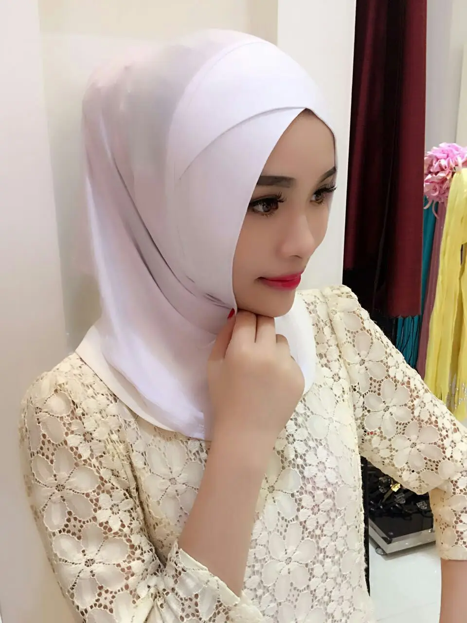 9 цветов модные женские хлопковые Кроссоверы мусульманские внутренние шапочки под хиджаб исламский шарф шапки арабский головной убор высокого качества хиджаб