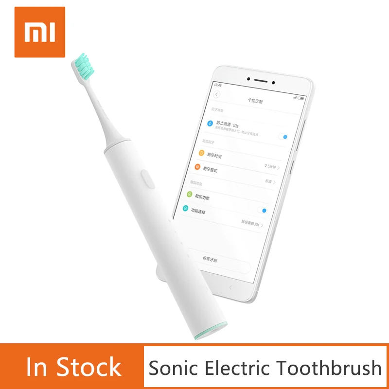 Xiaomi Mijia умная звуковая электрическая зубная щетка T300 Беспроводная зарядка IPX7