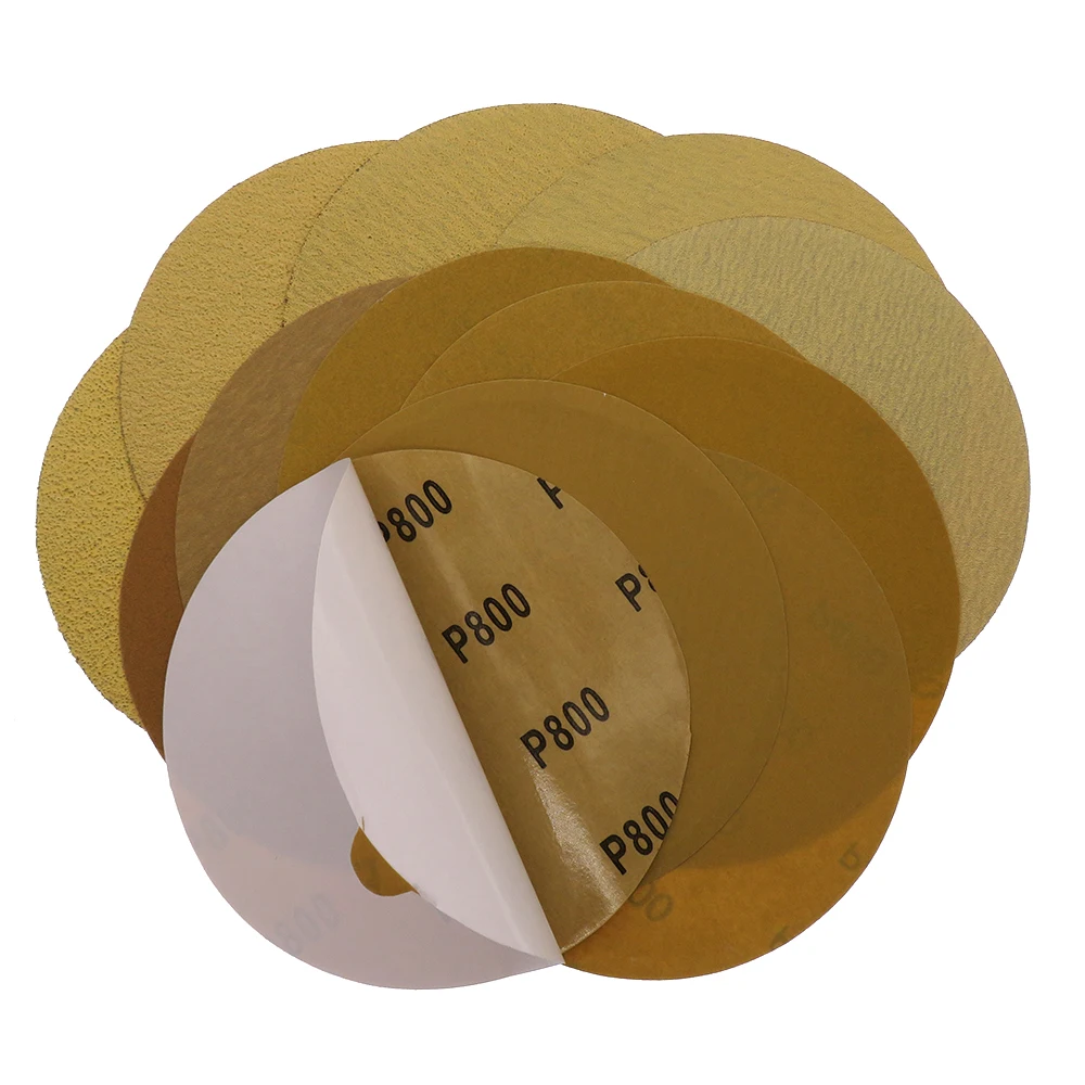6 Inch 150MM Sandpaper PSA Self Adhesive Sticky Back Sanding Discs for DA Sanders Finishing for Auto and Woodworking sanding discs