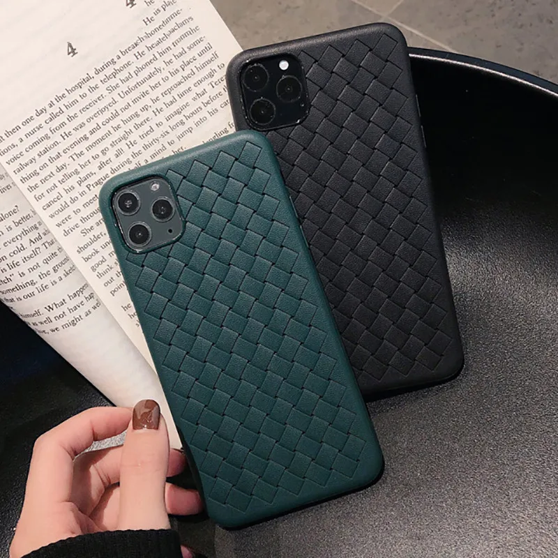 Дышащий сетчатый чехол для iPhone 11 Pro Max XS 7 8 Plus X XR кожаный ТПУ твистый iPhone11