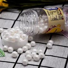 Круглый сахар жемчуг пищевого сахара и белыми жемчужинами украшение торта, выпечки праздничные вечерние поставки новых