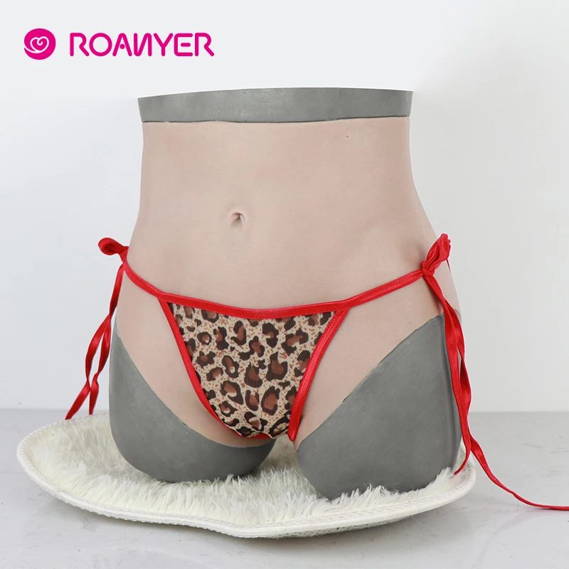 Roanyer Трансвестит силиконовые накладные вагины брюки drag queen искусственное