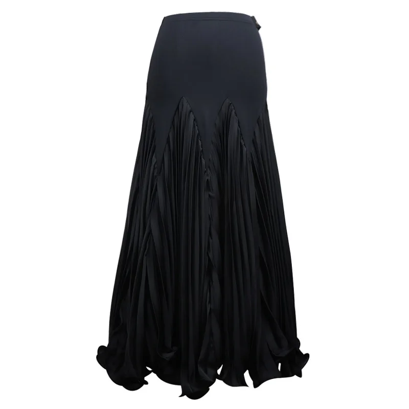 DOUBL ballroom dance large skirt waltz tango waltz foxtrot elegant evening party stage performance dancewear practise workout women dance skirt