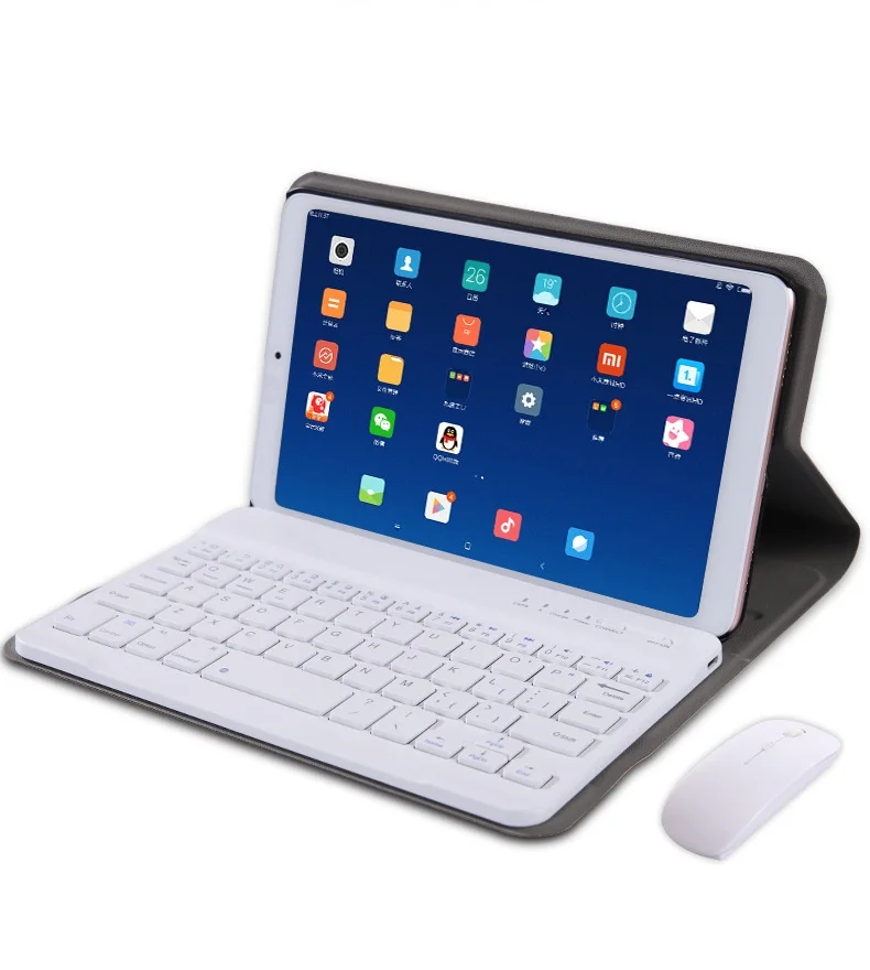  Wireless Bluetooth Keyboard Case For Xiaomi Mi Pad 4 Cover Removable Smart PU Leather Stand Protect