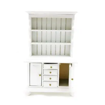 

1/12 Scale Dollhouse Miniature Bookcase Bookshelf Cabinet Cupboard Furnitures 19QF