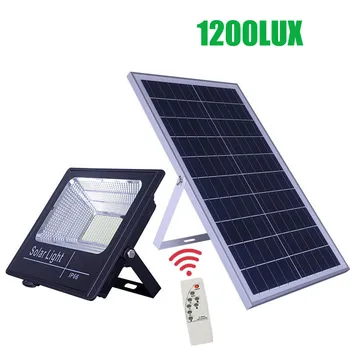 

1200lux Big Leds Solar Panel Light Led Solar Light Outdoor Lighting Waterproof Solar Outdoor Lamp SolarFlood Light Cable