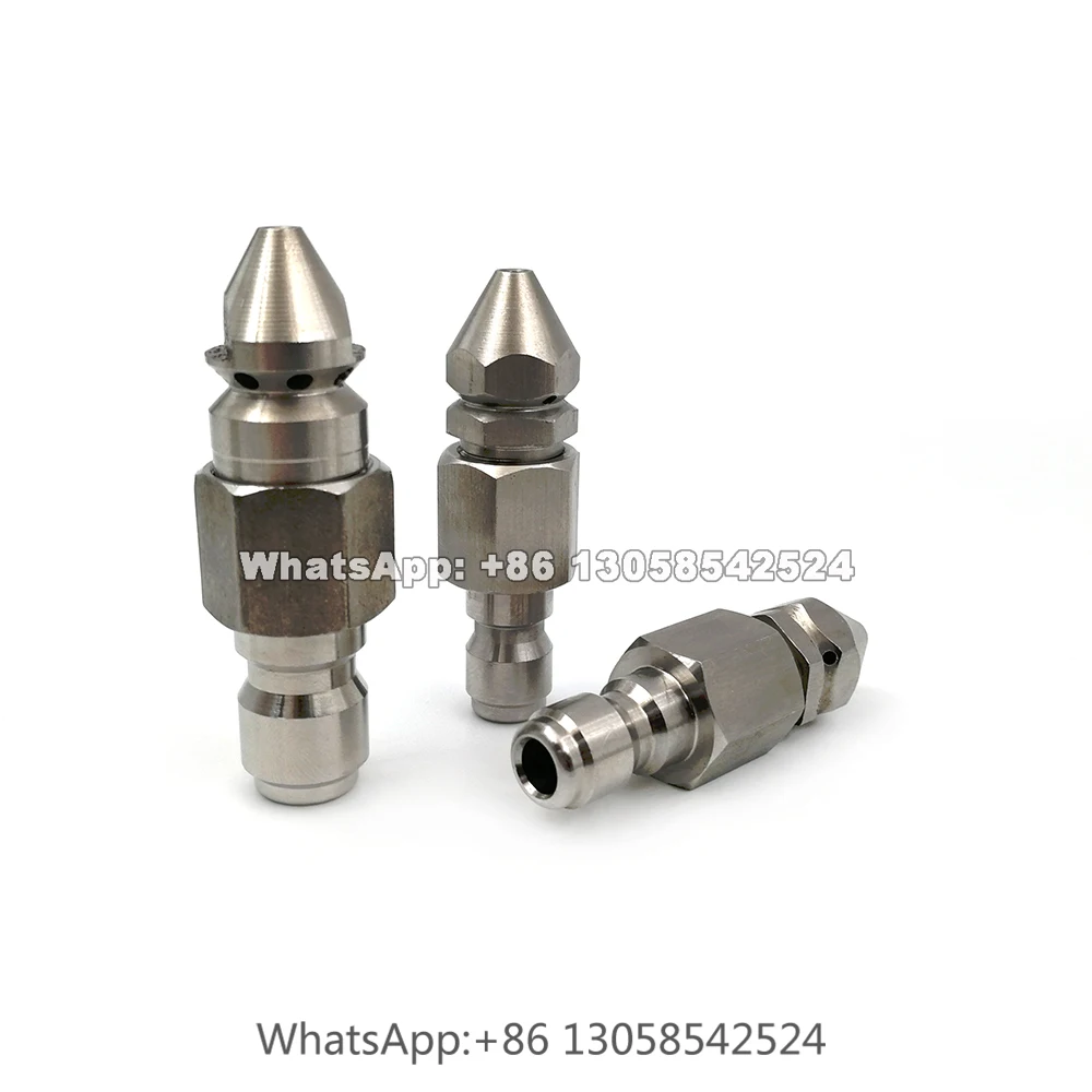High Pressure Drain Nozzle, Sewer Cleaning Jetter Nozzle, Sewer Water