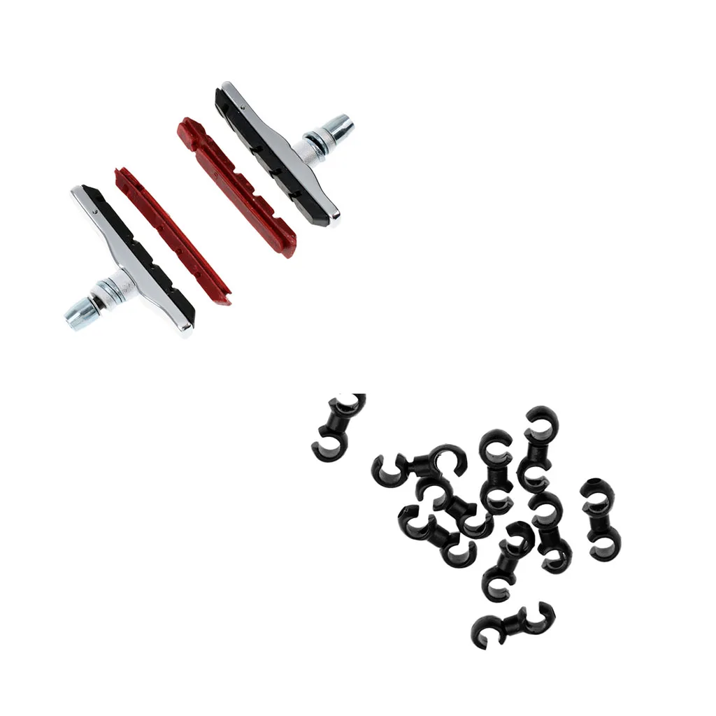 Bike Brake Pads Brake Cable S Hook Guides Ties Wire Buckle Cable Holder
