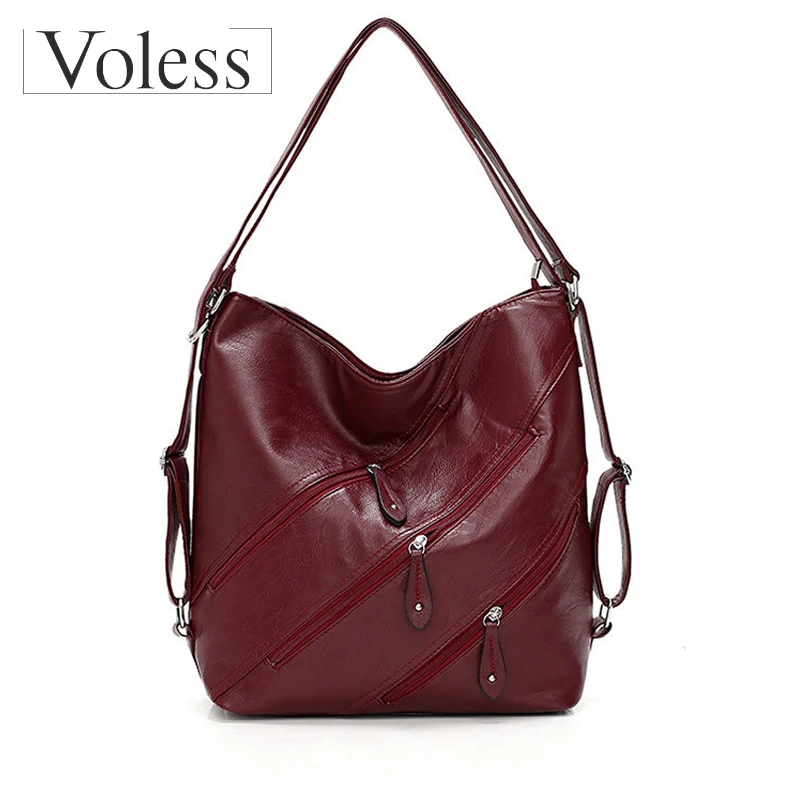 

2019 Women Handbags Designers Luxury Soft Pu Leather Handbags Female Vintage Big Women Bags Sac A Main Fashion Brand Handbags
