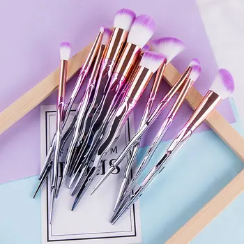 

12Pcs/set Makeup Brushes With Flower Branches Foundation Eyeshadow Eyelash Brush Cosmetic Brush