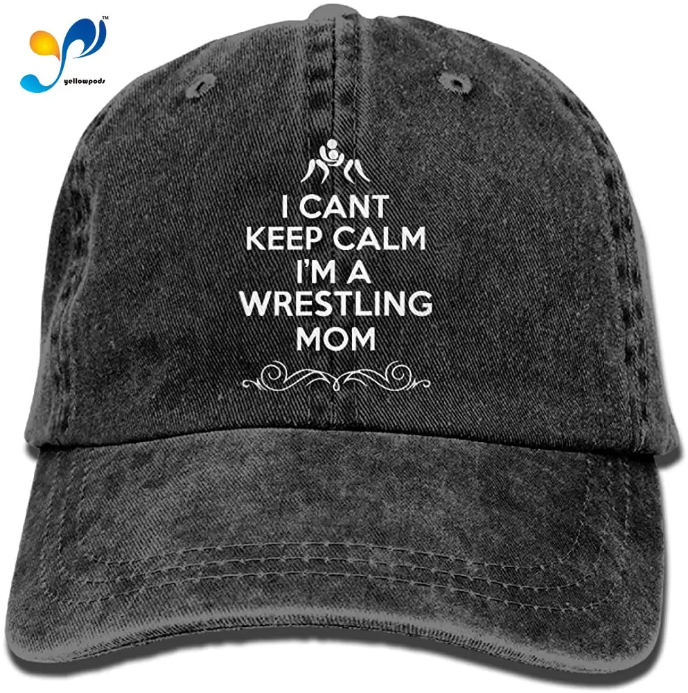 Спортивные джинсовые Кепки я не могу Keep Calm Im Wrestling Mom Для женщин Snapback Casquettes