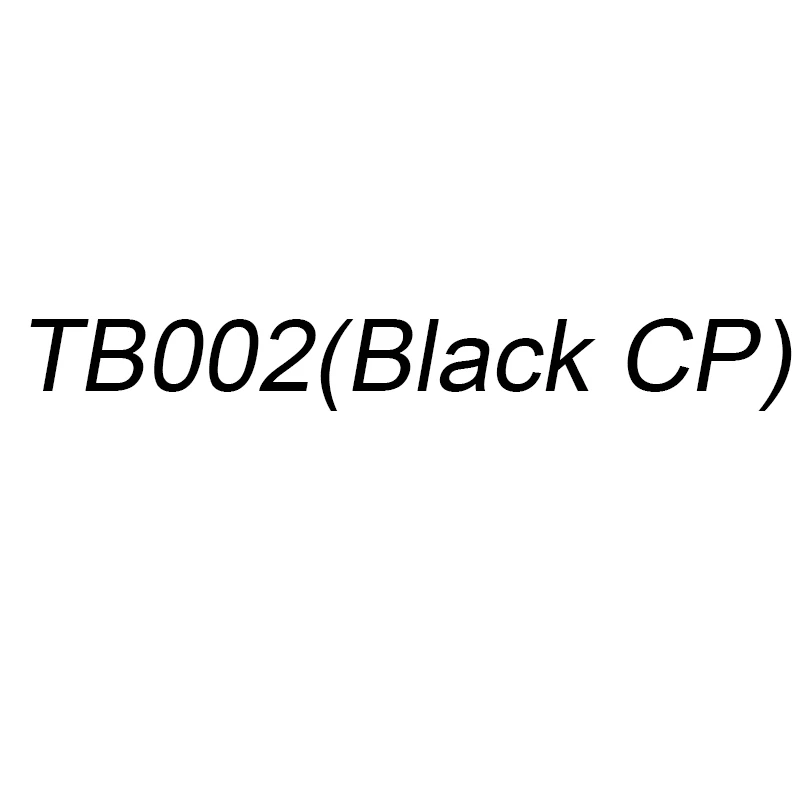 TB001& TB002 - Цвет: TB001-Black CP