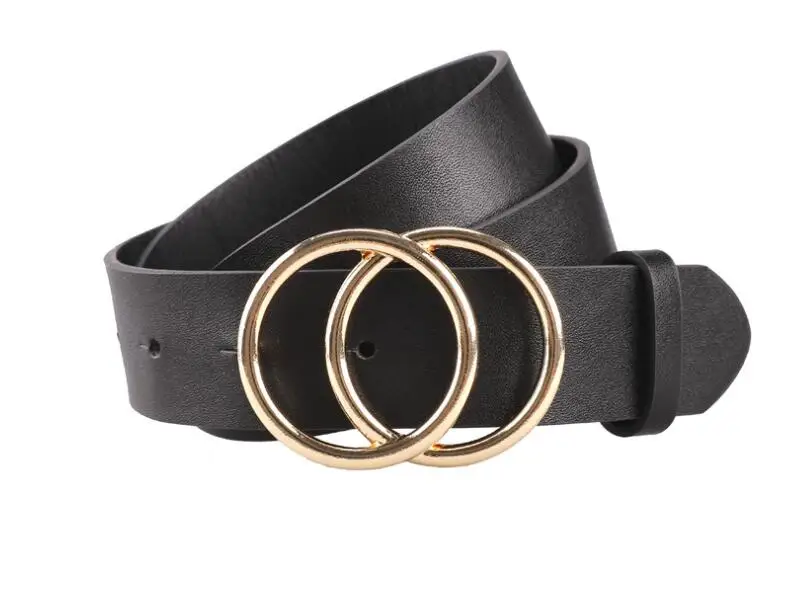 Women Belts For Women's Jeans Fashion Gold Buckle Waist Leather Strap High Quality Designer Strap Belt Cinturon Mujer