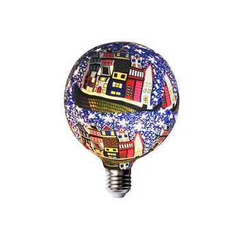

Decorative bulb silicone surface decorated houses