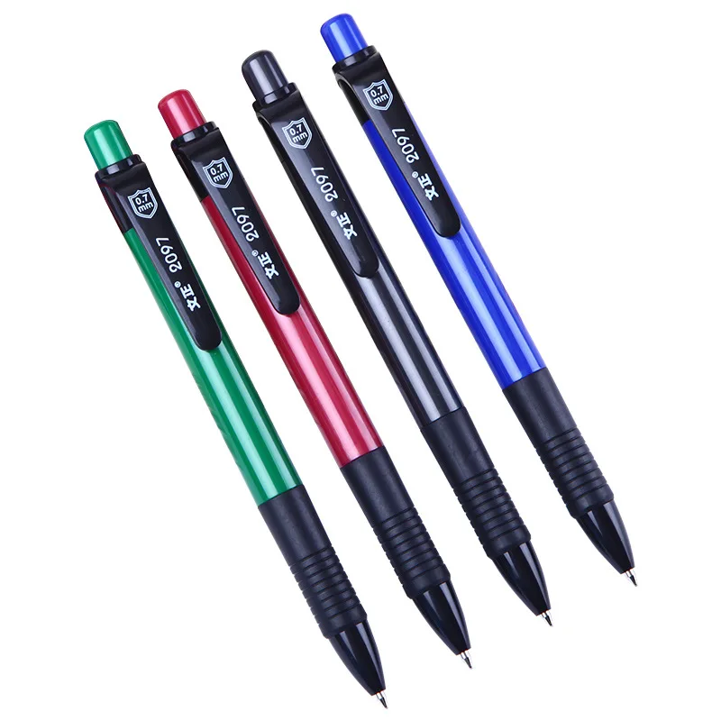 4pcs Blue Ink Ballpoint Pen 0.7mm Classic Office Accessories Pens Stationery High Quality Material Ball Pen School Supplies