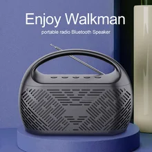 

Bluetooth 5.0 Speaker HIFI Stereo Subwoofer Boombox FM Radio TF Card 10W Portable Wireless Soundbar with Mic