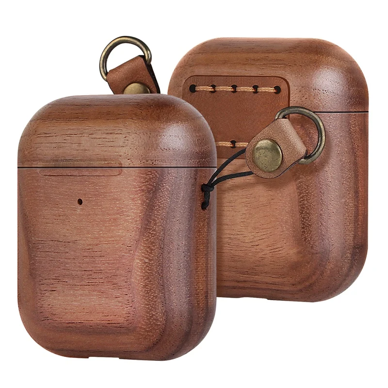 Wooden Headphone Protective Sleeve for Protective Case Cover Bluetooth Headset Drop Protection Sleeve