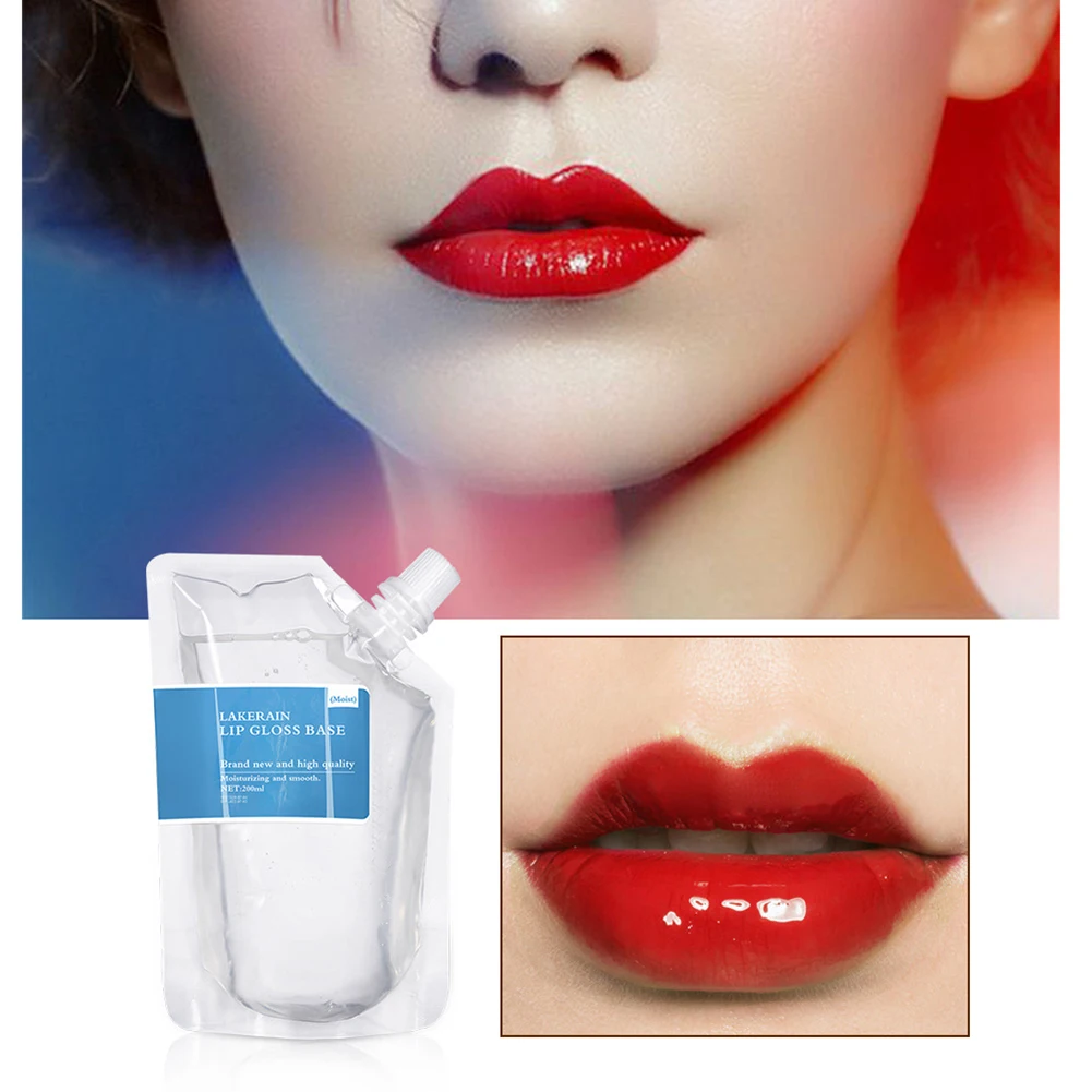 25/50/100ml Clear Lip Gloss Base Gel Bulk DIY Moisturizing Lipstick Material Gel Handmade Lip Gloss